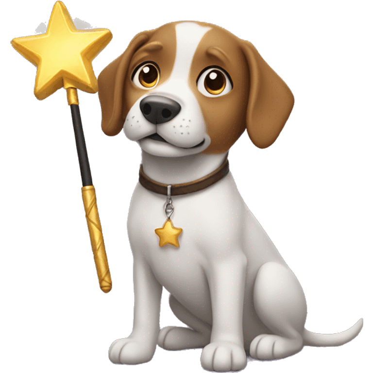 dog with wand emoji