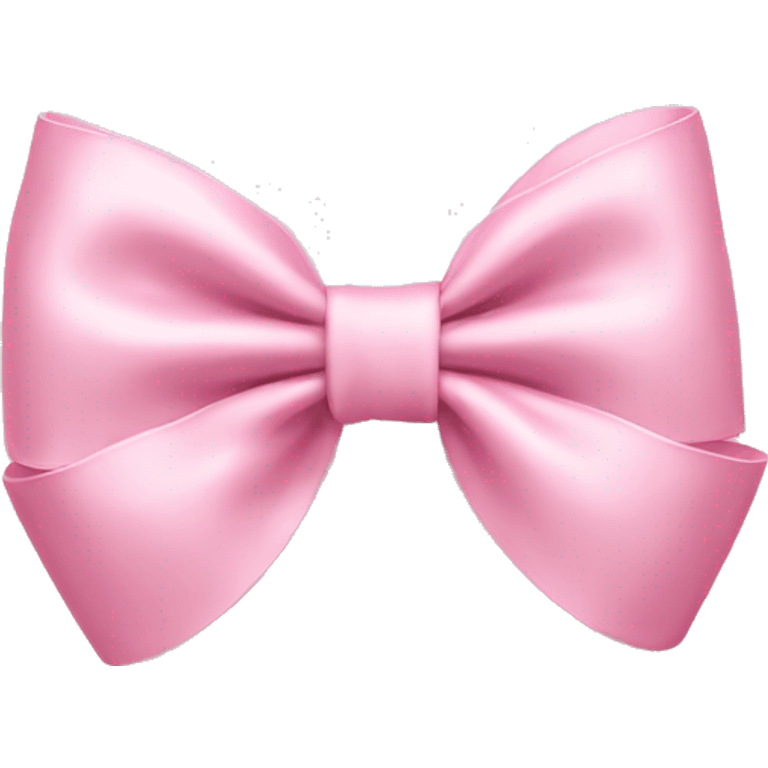 light pink bow on light pink bow emoji