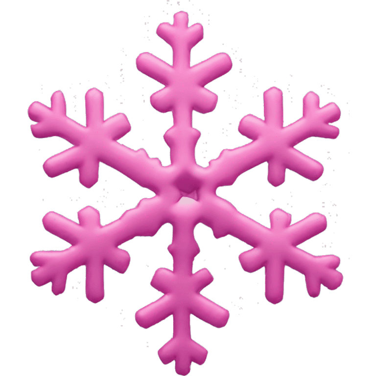 pink snowflakes emoji