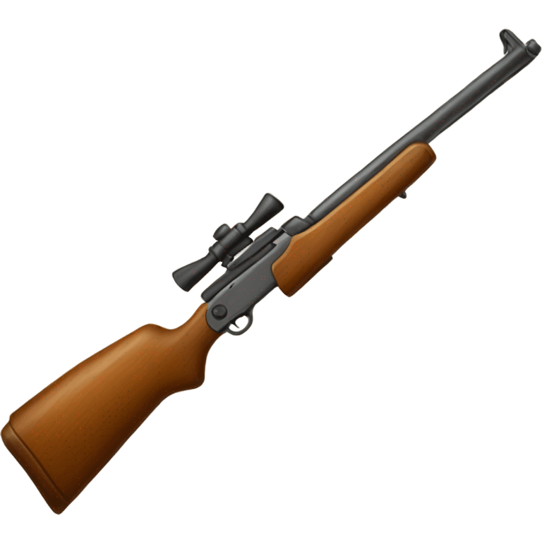 light wooden rifle emoji