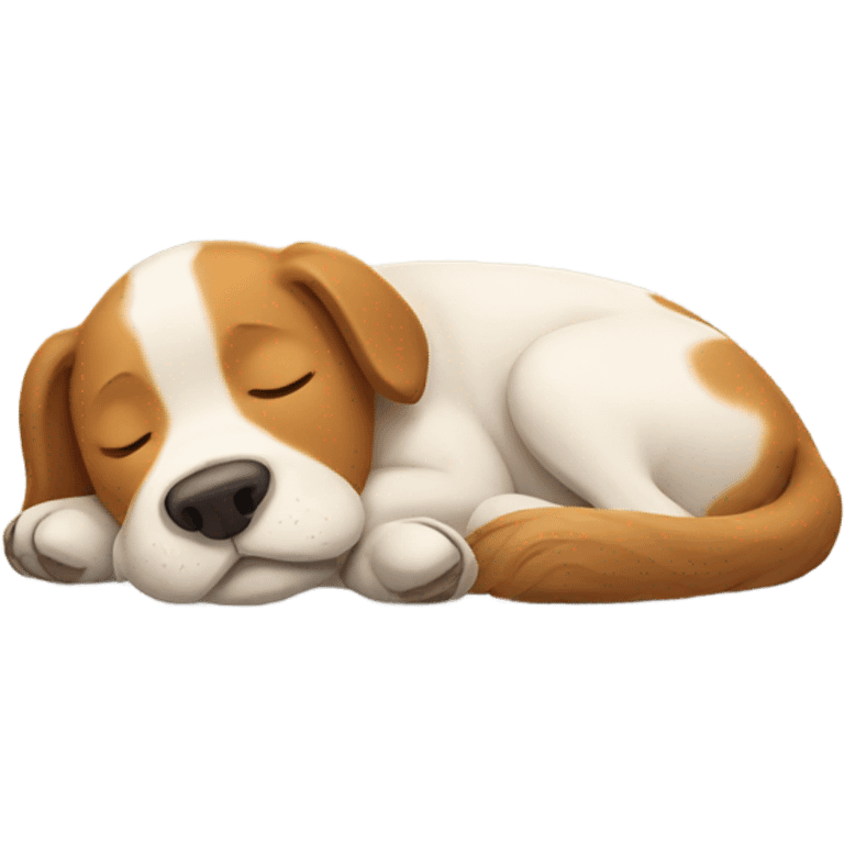 Dog sleeping  emoji