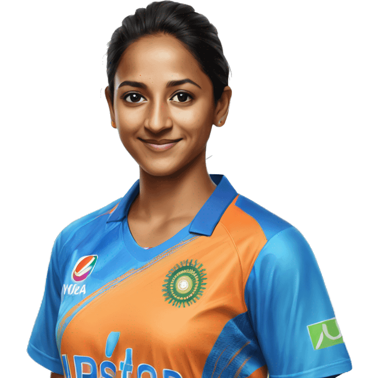 Harmanpreet kaur in indian jersy emoji