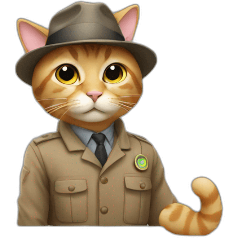 Cat investigator emoji