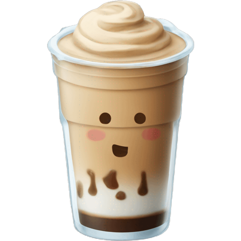 Iced latte  emoji