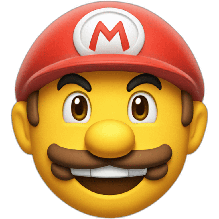 Super mario smile emoji