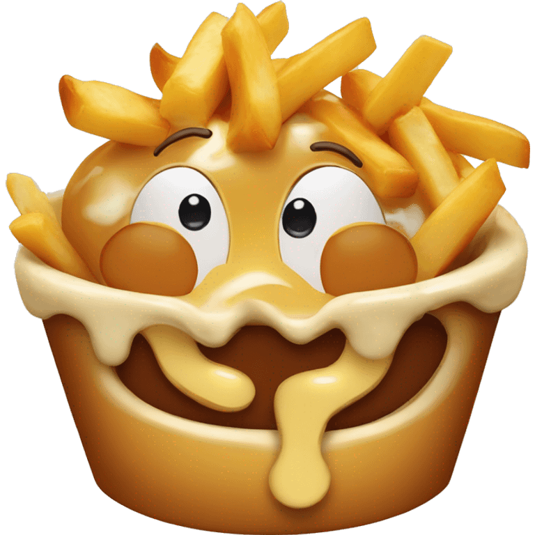 Poutine rire emoji