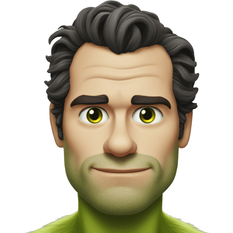 henry cavill as grinch emoji