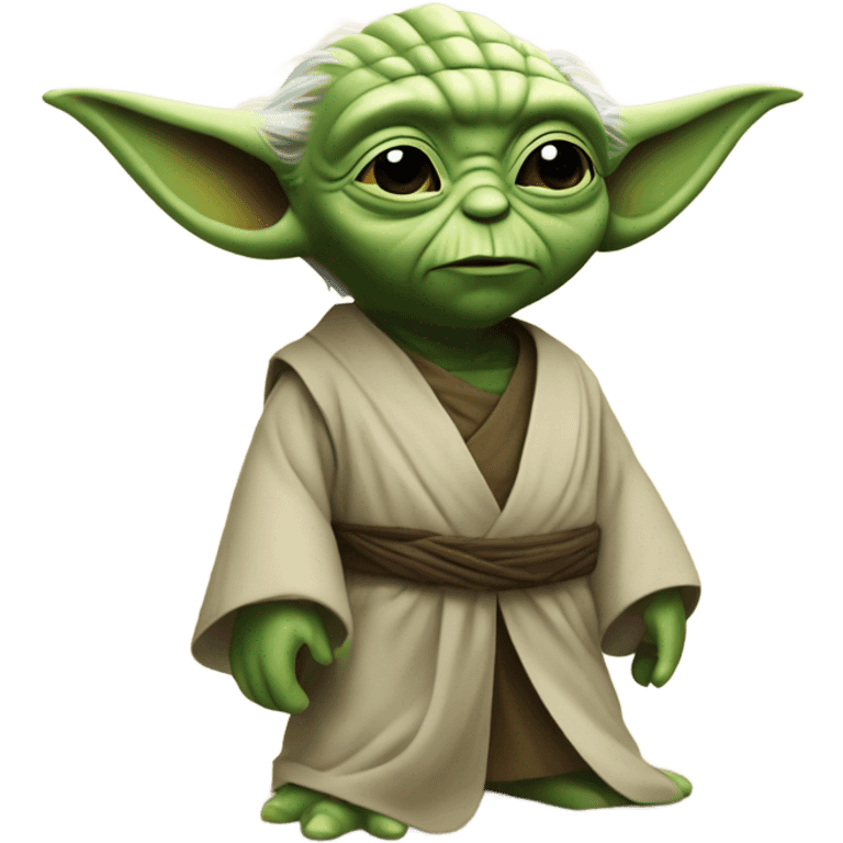 Yoda on the beach  emoji