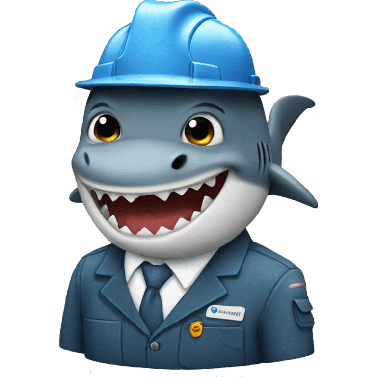 engineer shark emoji