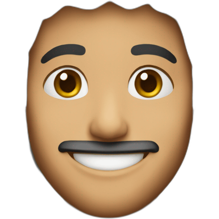 Arab smiling emoji