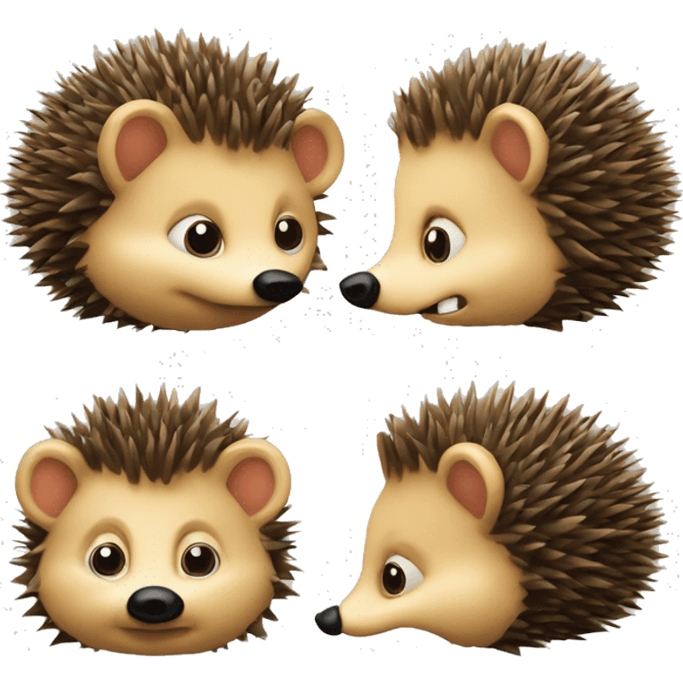 knarl: Resembling a hedgehog, the Knarl is a creature that dislikes human contact and is easily mistaken for a hedgehog due to its similar appearance, but it differs from hedgehogs due to its defensive and ungrateful demeanor emoji