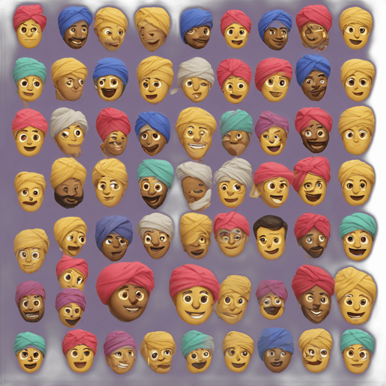 joe biden wearing a turban emoji