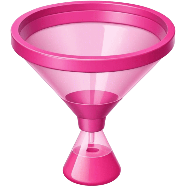 pink ai search funnel emoji