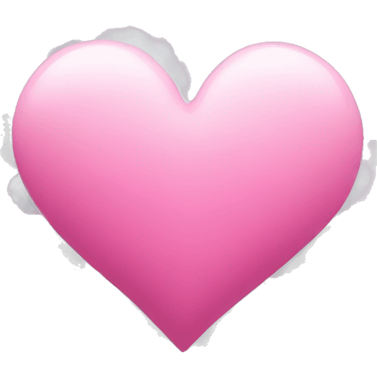 Pink heart with clouds emoji