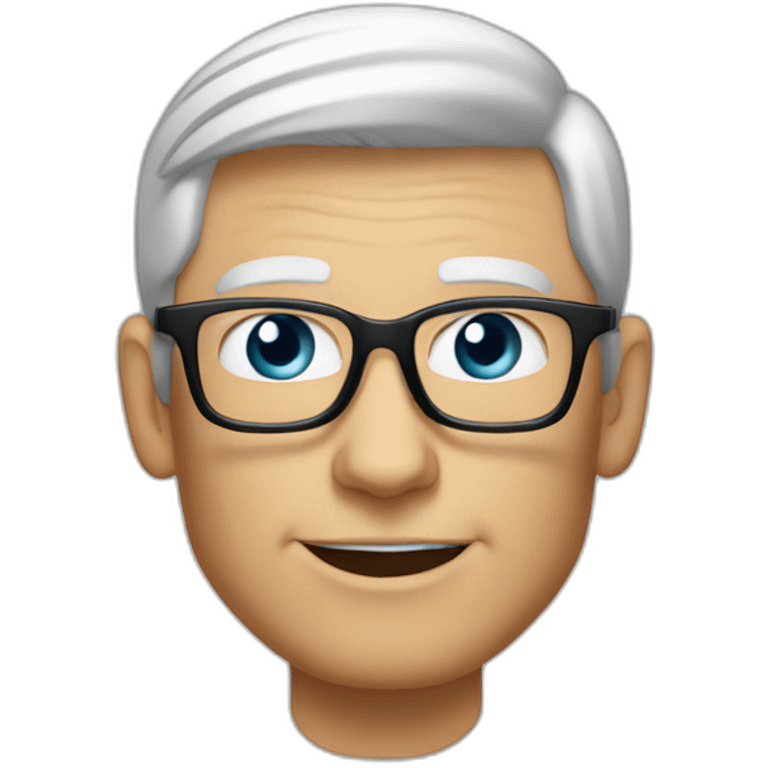 tim cook saying goodmorning emoji