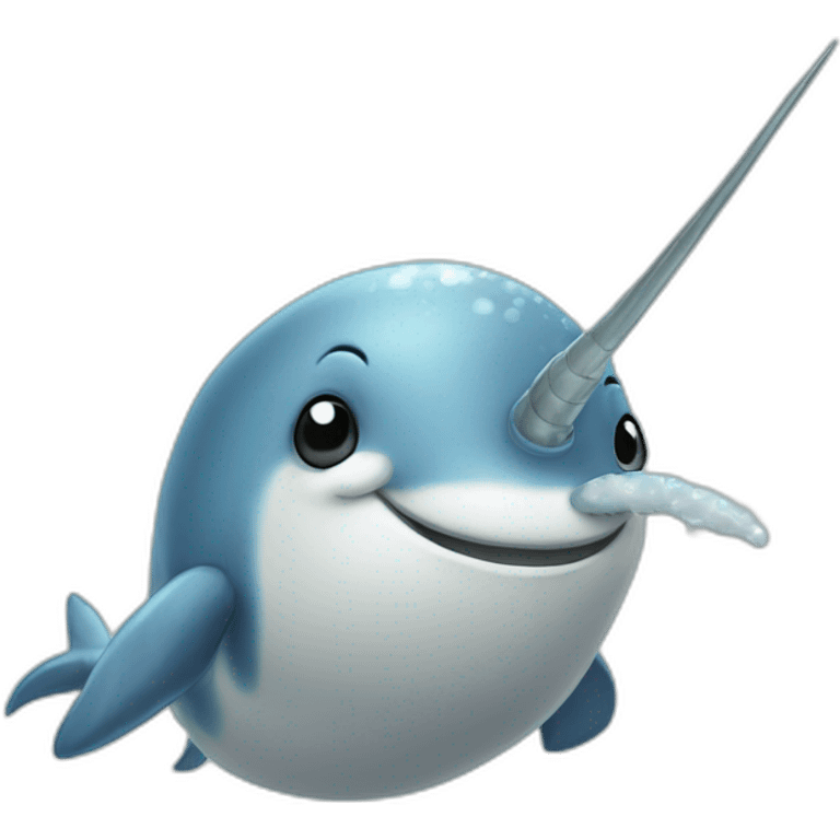 nerdy narwhal emoji