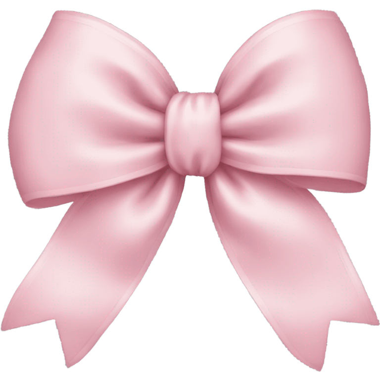 Light pink bow emoji