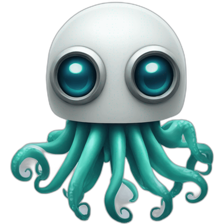 Robot squid emoji