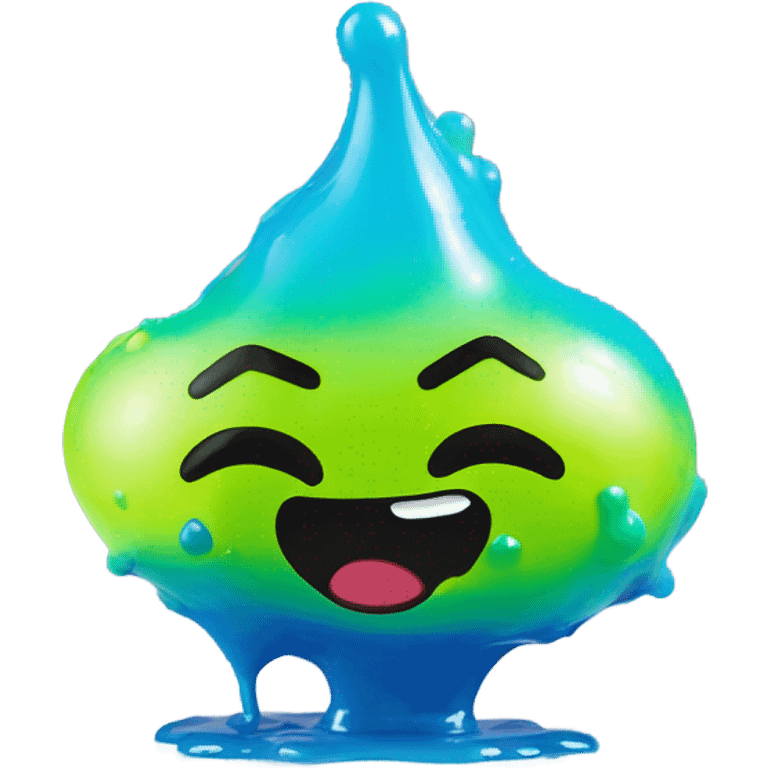 SLime splash figurine emoji