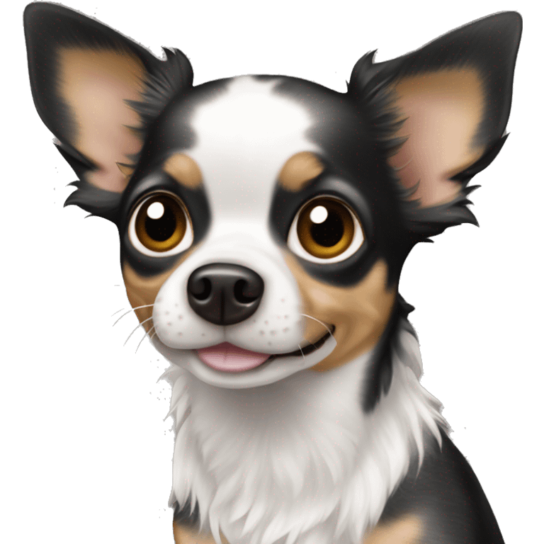 Black merle Chihuahua  emoji