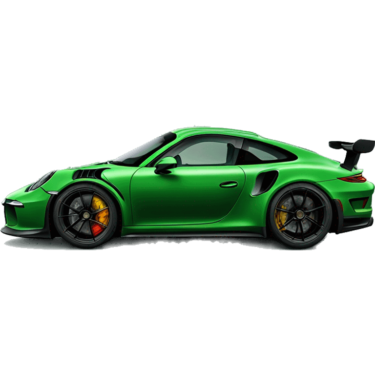 Dark green Porsche gt3 rs emoji