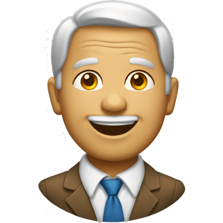 Menino co. Sorriso é ouro emoji