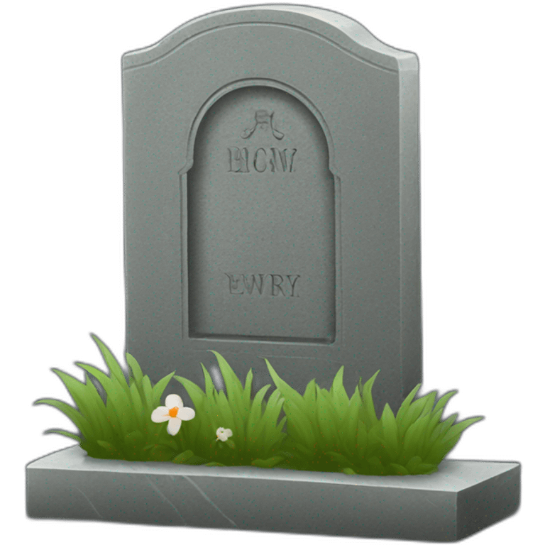 Headstone emoji