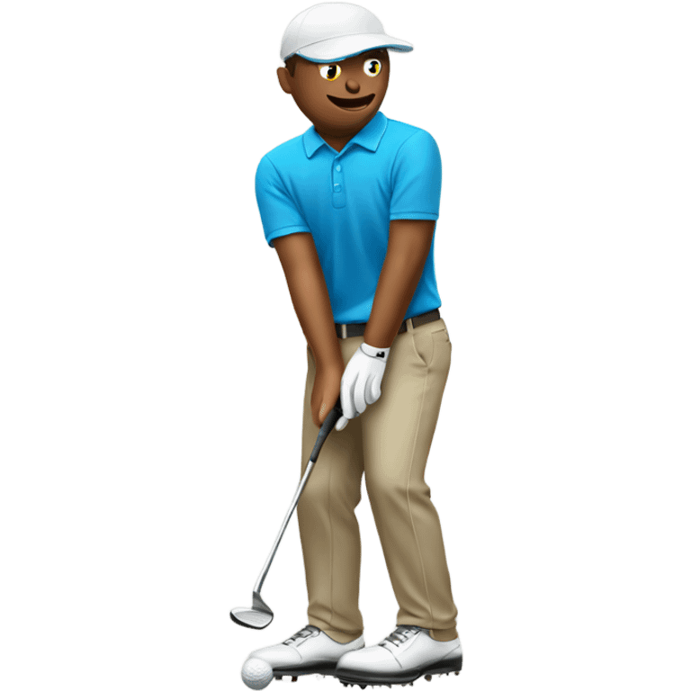 Golfing emoji