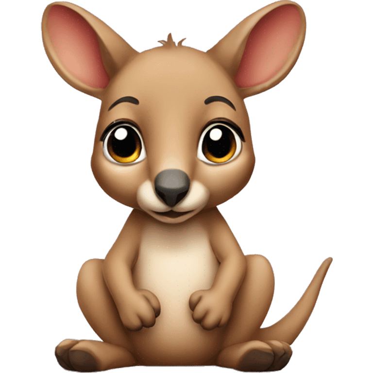 Kangaroo baby emoji