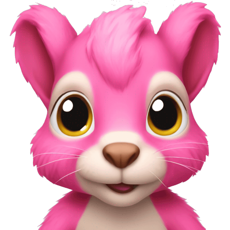 Pink squirrel  emoji