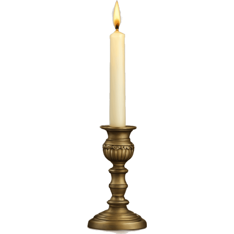 Vintage candle holder  emoji