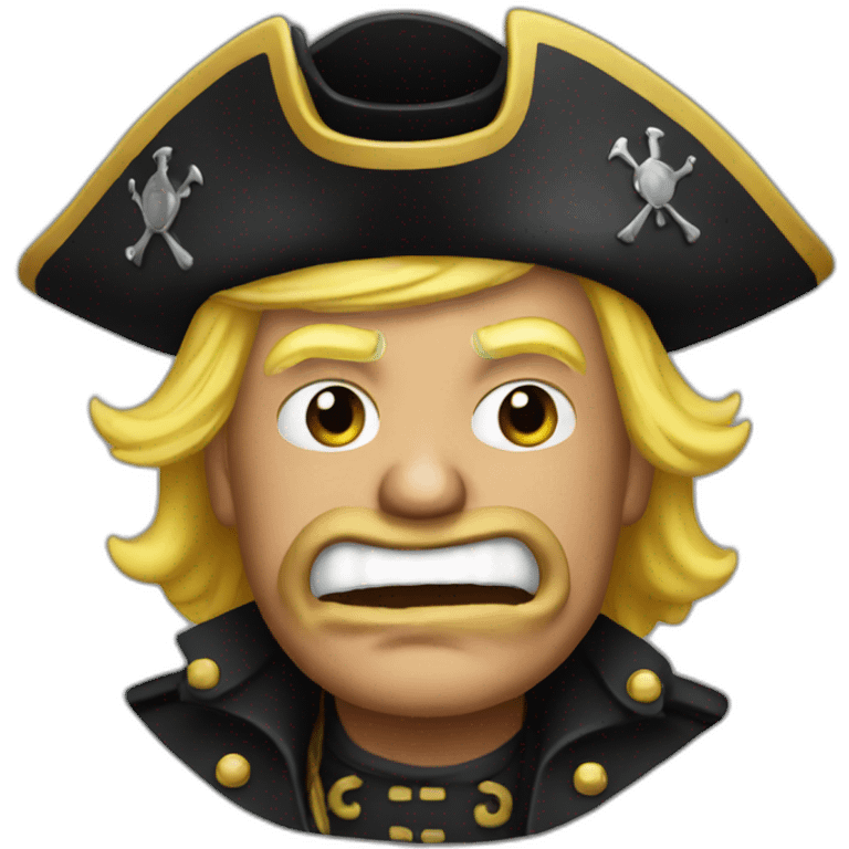 Trump as pirate emoji