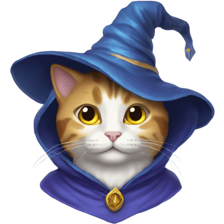 Cat wizard emoji