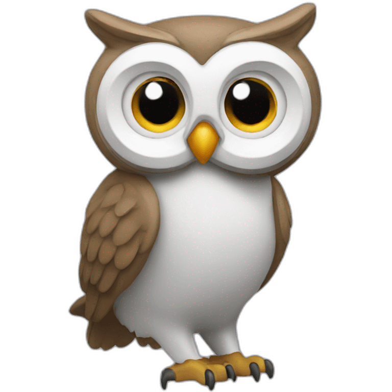 Owl with GE aerospace emoji