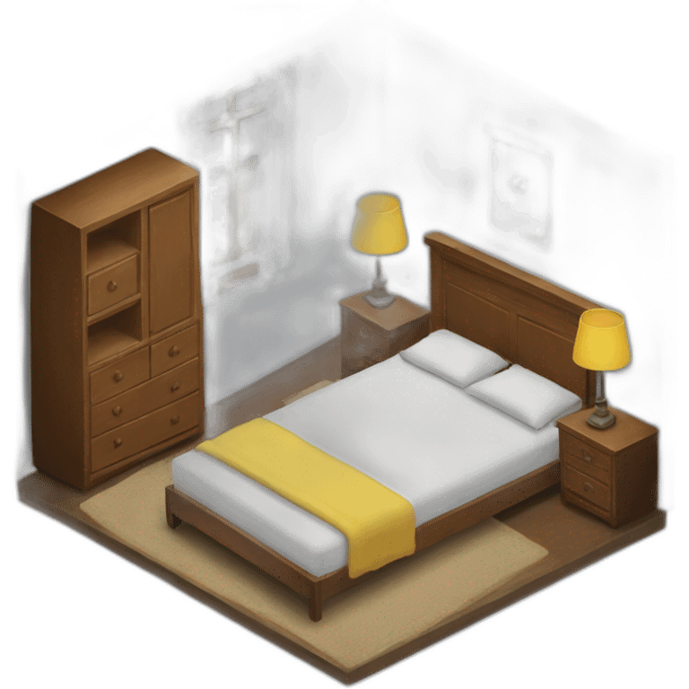 room with a loft emoji