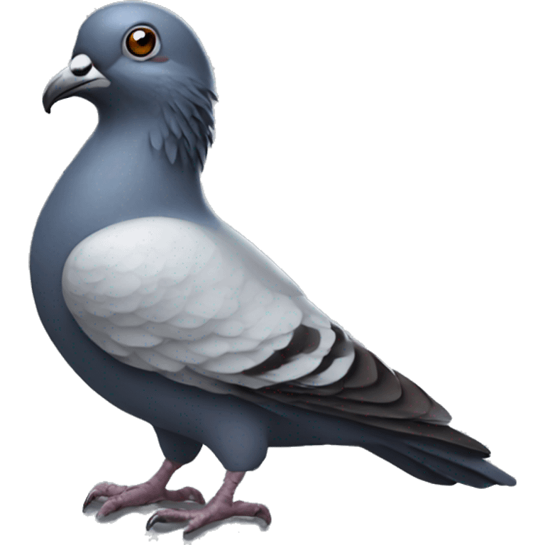 Mining pigeon  emoji