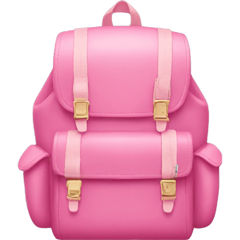 Backpack with coquette bows emoji