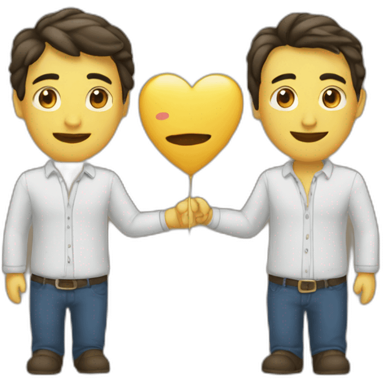 2 amoureux emoji