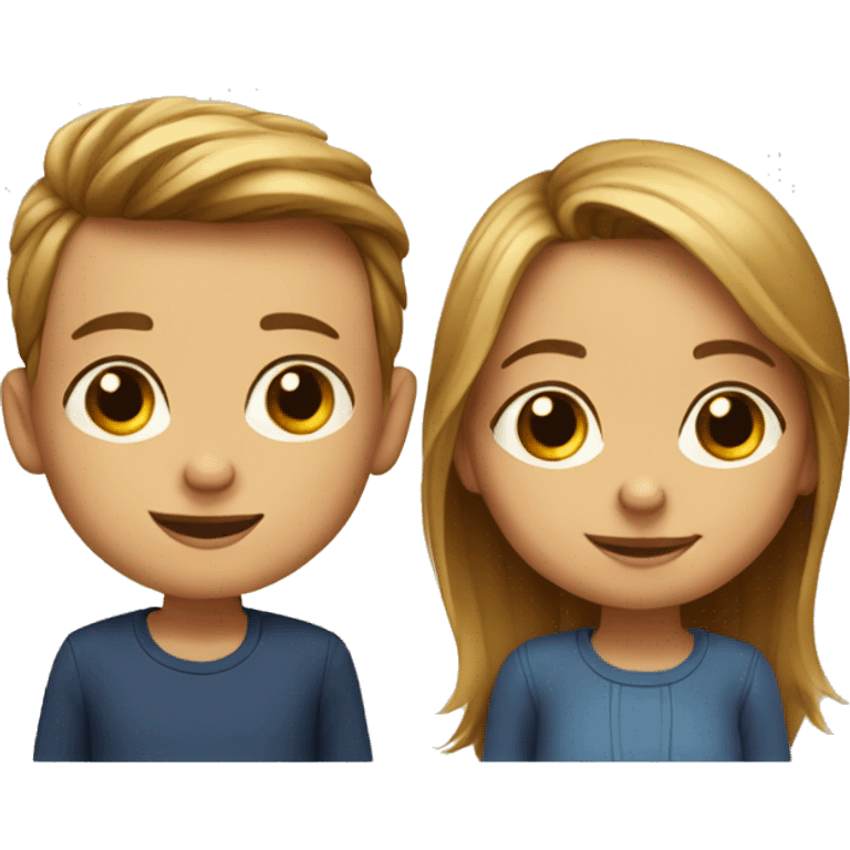 daughter 5 years old and son 5 months old emoji