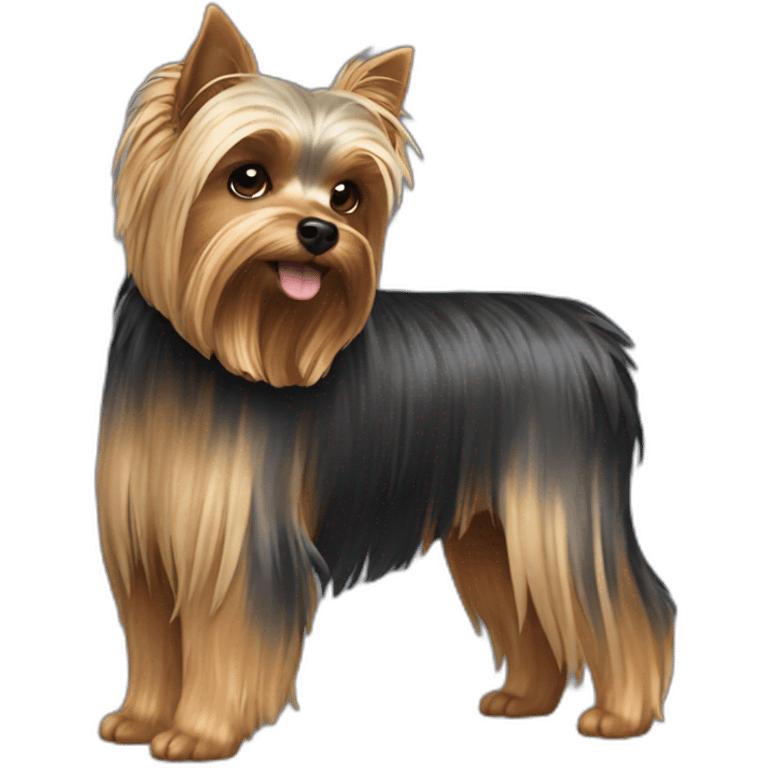 dog yorkshire terrier full body emoji