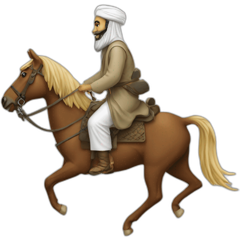 Mullah riding  emoji