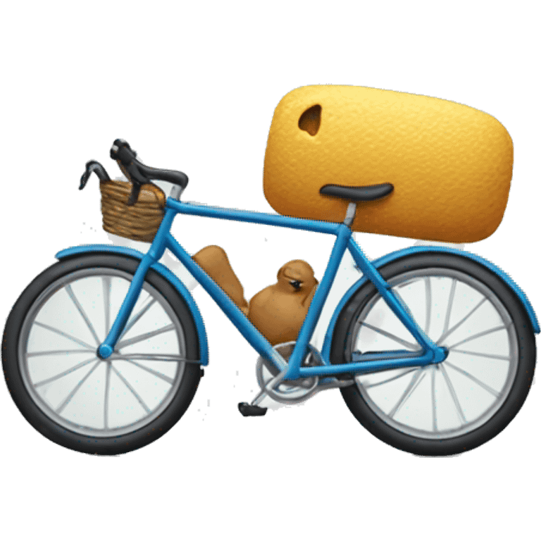 Car holdin bike  emoji