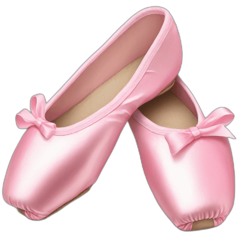  pink pointe shoes emoji