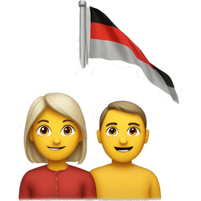 4 Person in German flag emoji