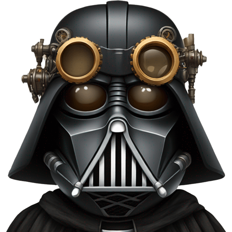 Darth Vader steampunk style emoji