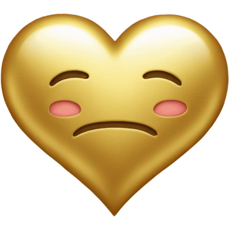 heart with gold emoji