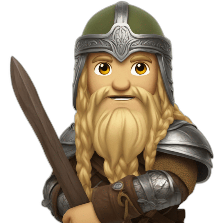 gimli lord of the rings emoji