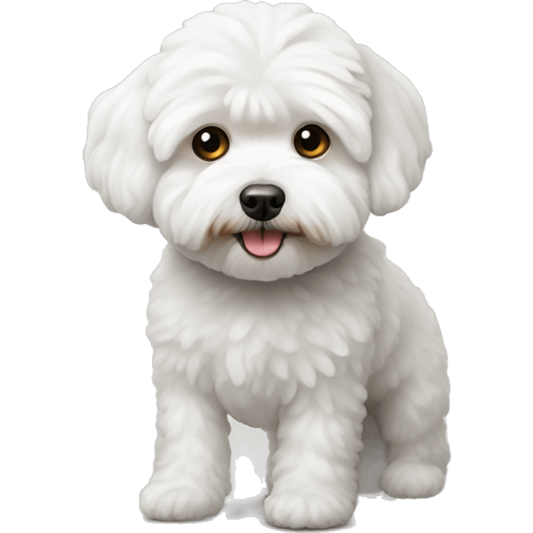 White maltipoo emoji