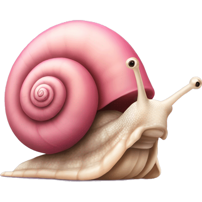 snail with pink shell  emoji