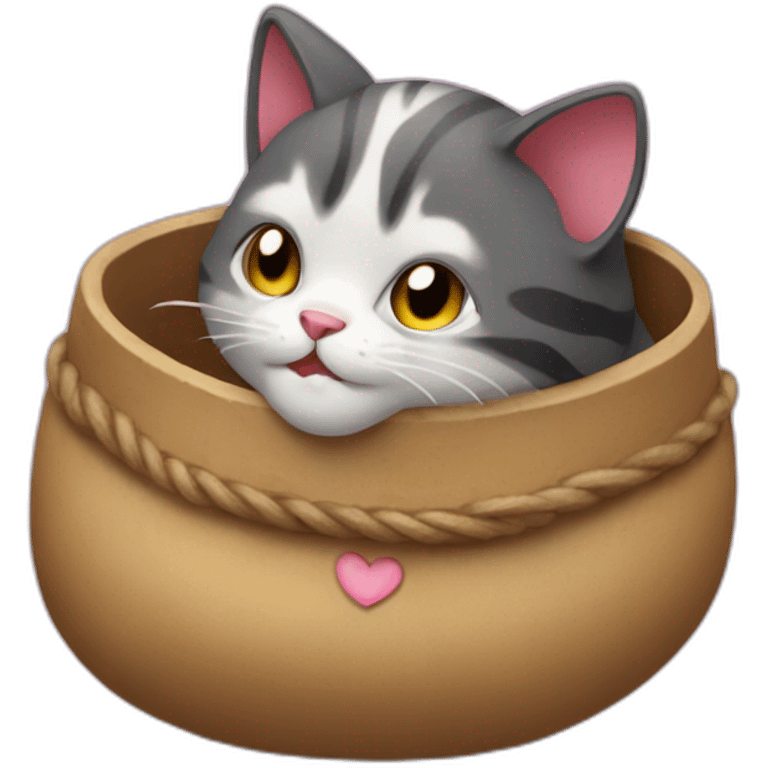 Bombe cat love emoji